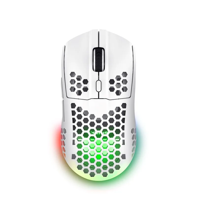 Trust Gaming GXT 929W Helox/Herní/Optická/Pro praváky/4 800 DPI/Bezdrátová USB/Bílá 25390