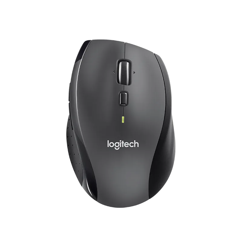 Logitech M705/Ergonomická/Optická/Pro praváky/Bezdrátová USB/Stříbrná 910-001949
