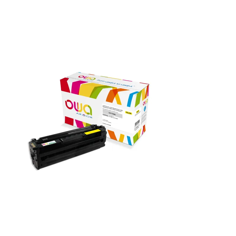 OWA Armor toner kompatibilní s Samsung CLTY506L, (CLT-Y506L, Y506, SU515A), 3500st, žlutá/yellow K15670OW