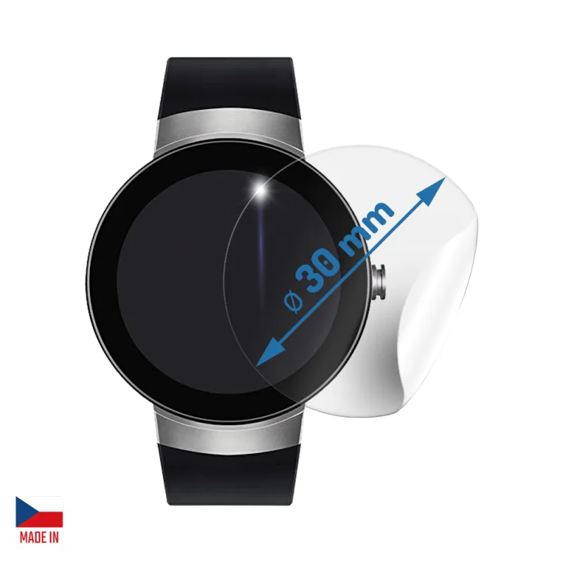 Screenshield Watch průměr 30 mm folie na displej SCR-WTCH30-D