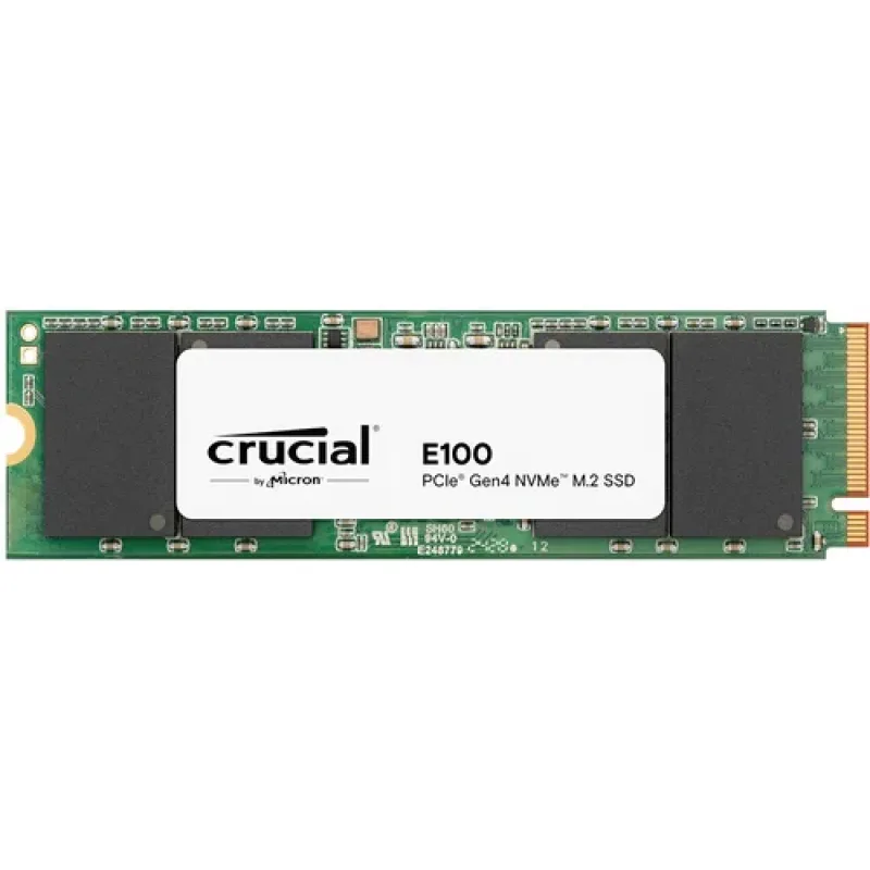 Crucial E100 480GB PCIe Gen4 2280 NVMe M.2 SSD CT480E100SSD8
