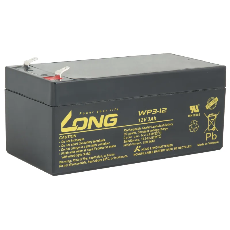 AVACOM LONG baterie 12V 3Ah F1 (WP3-12) PBLO-12V003-F1