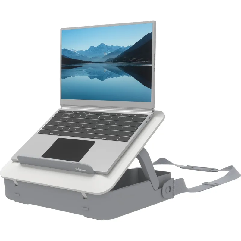 Kufřík a podložka pod notebook Fellowes BREYTA bílý FELFERGCCBRBL