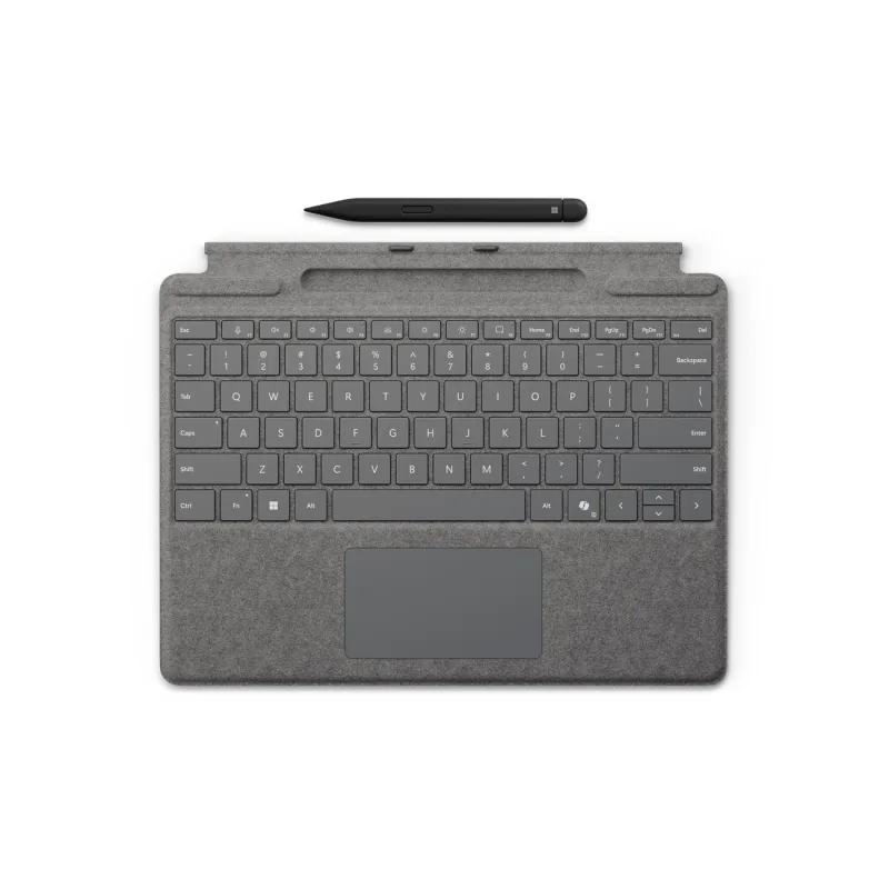 Microsoft Surface Pro Keyboard + Slim Pen 2 Bundle (Platinum), Commercial, CZ&SK 8X8-00185
