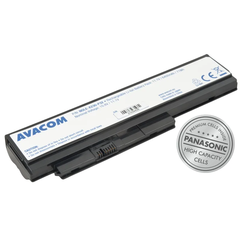 Baterie AVACOM pro Lenovo ThinkPad X230 Li-Ion 11,1V 6400mAh 71Wh NOLE-X230-P32