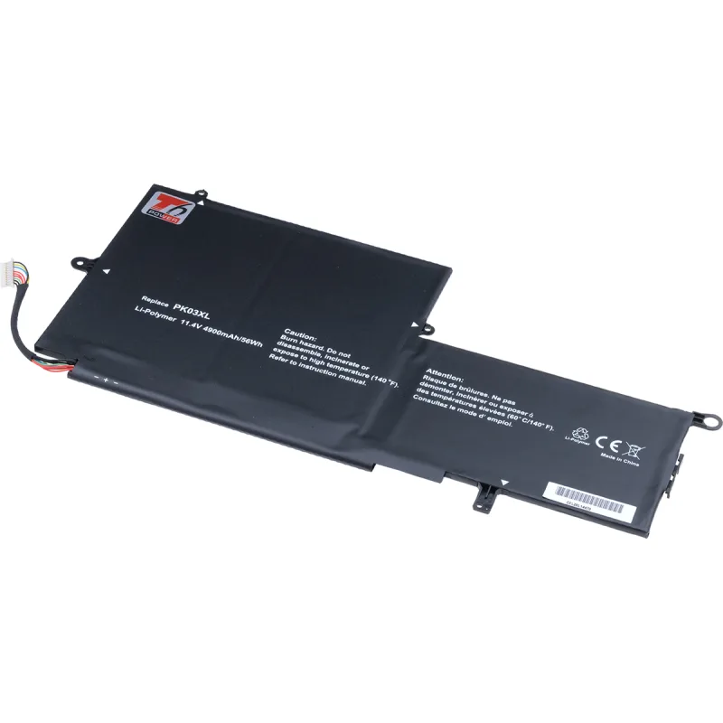 Baterie T6 Power HP Spectre 13-4000 x360, Pro x360 G1, Pro x360 G2, 4900mAh, 56Wh, 3cell, Li-pol NBHP0136