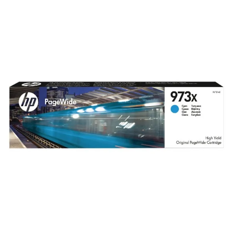 HP 973X azurová inkoustová kazeta, F6T81AE F6T81AE