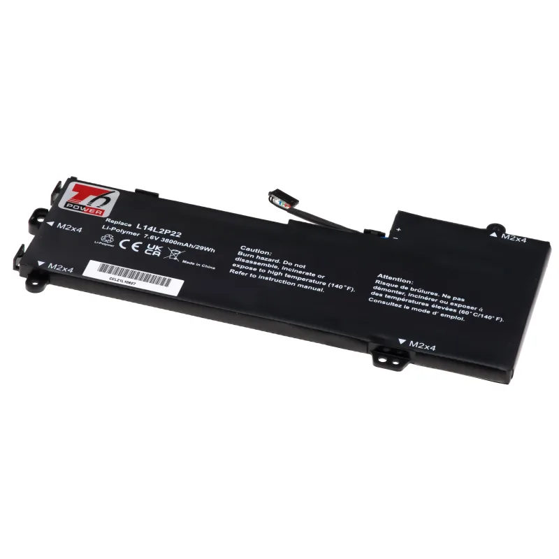 Baterie T6 Power pro Lenovo E31-70, E31-80, IdeaPad 510S-13IKB serie, 3800mAh, 29Wh, 2cell, Li-pol NBIB0123
