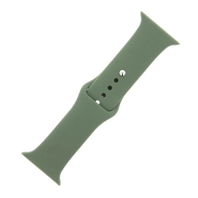 FOREVER Silikonový řemínek M/L pro Apple Watch 42/44/45 mm khaki OEM101035