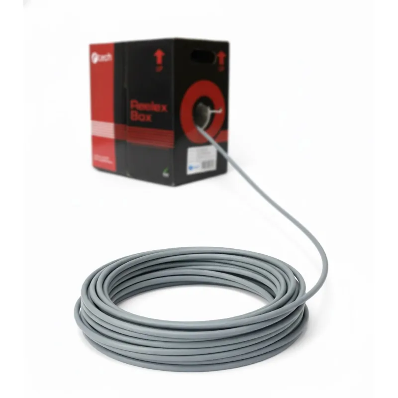 Eth kabel UTP drát CCA c5e 305m C-TECH UTP-5E-305-SO-CCA