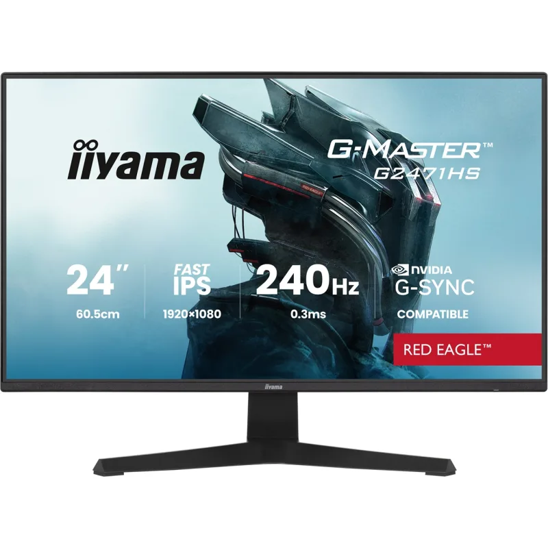 iiyama G-Master/G2471HS-B1/23,8"/IPS/FHD/240Hz/0,3ms/Černá/3R G2471HS-B1