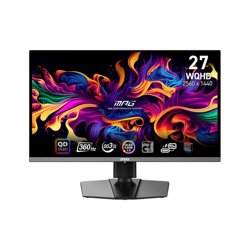 MSI MPG/271QRX/26,5"/QD-OLED/QHD/360Hz/0,03ms/Černá/3R MPG 271QRX QD-OLED