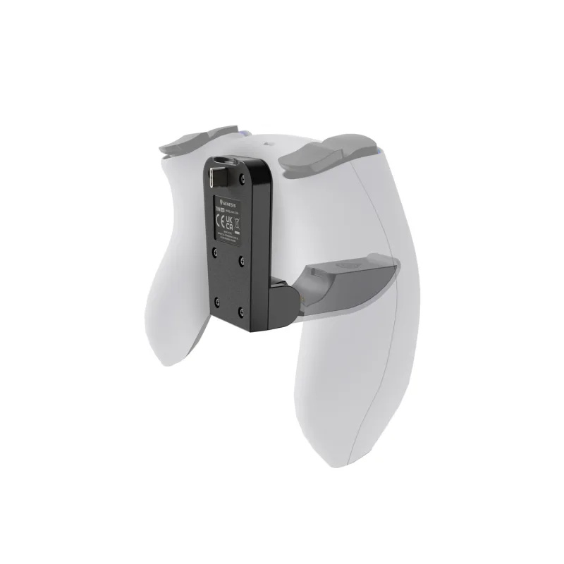 Gamepad nabíječka Genesis TIN 300 pro konzoli PS5, černo-bílá NAG-2186