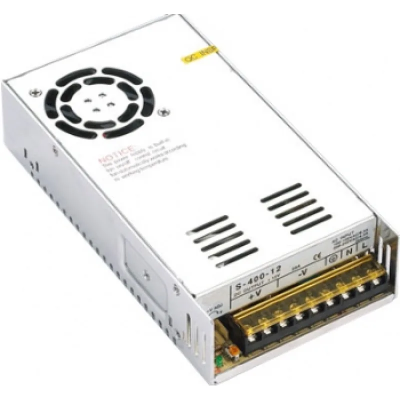 Průmyslový zdroj Carspa 48V=/400W spínaný S-400/48 S-400-48