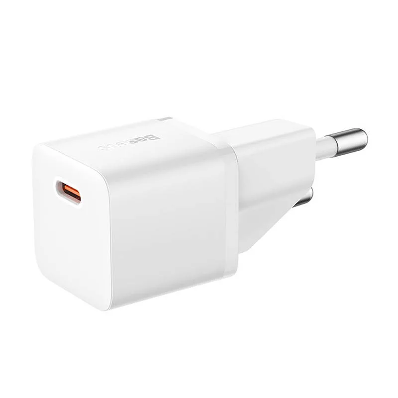NONAME Baseus Rychlonabíječka do sítě GaN5 Mini 20W EU bílá 6932172625320