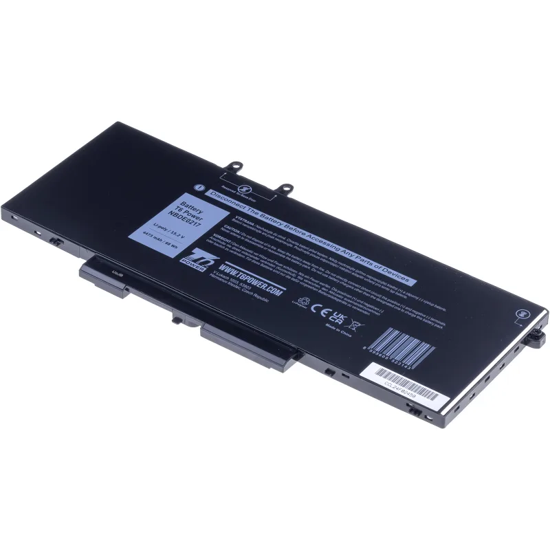 Baterie T6 Power pro Dell Latitude 5401, 5410, 5501, 5510, Precision 3550, 4470mAh, 68Wh, 4cell NBDE0217