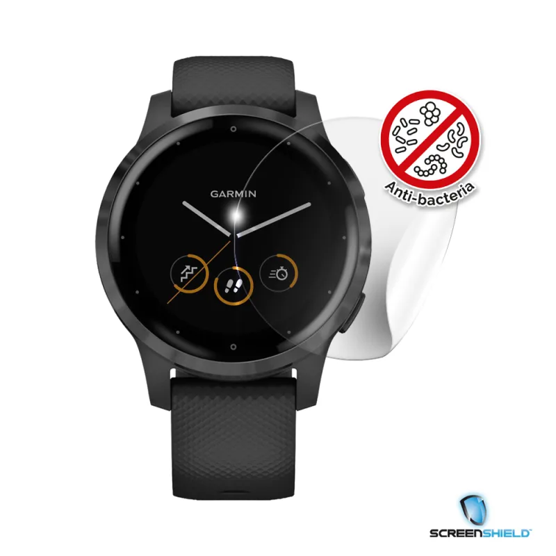 Screenshield Anti-Bacteria GARMIN Vivoactive 4S folie na displej GAR-VIVA4SAB-D