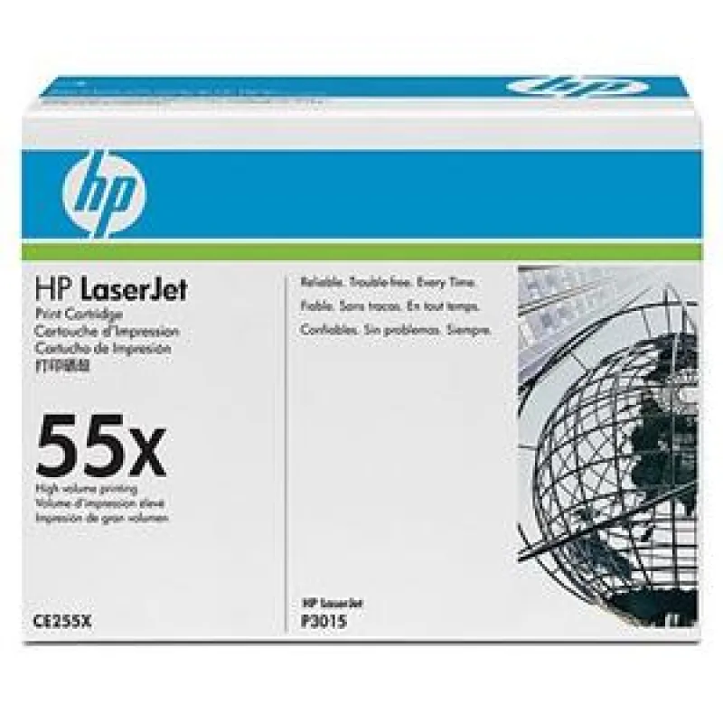 HP tisková kazeta černá velká, CE255X CE255X