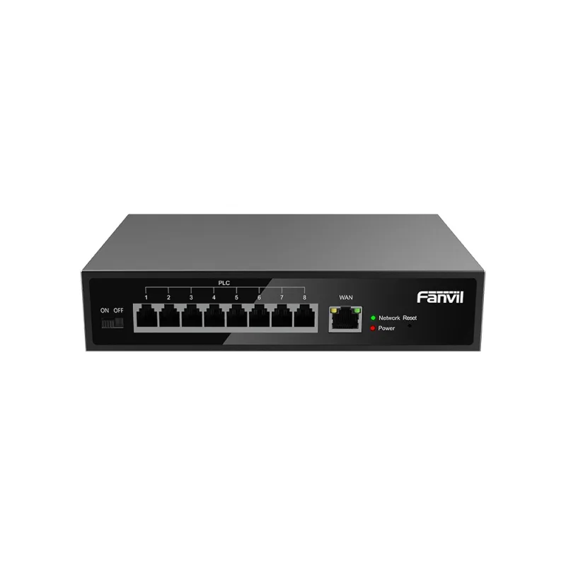 GRANDSTREAM Fanvil PN8 - dvoudrátový PoE Switch, RJ45, 8 x RJ11 PN8