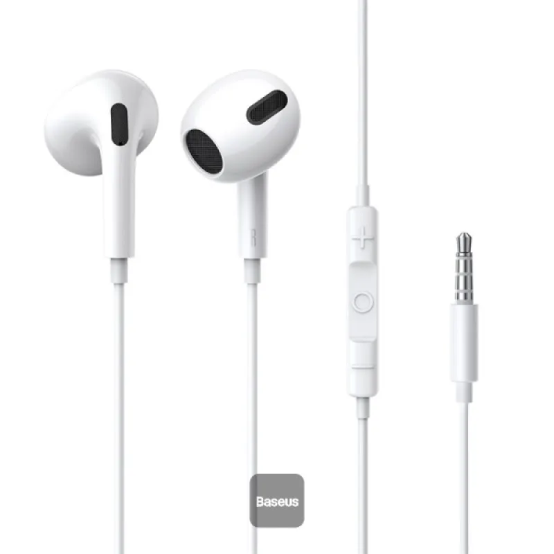 NONAME Baseus Encok H17/Jack/Bílá 6932172607791