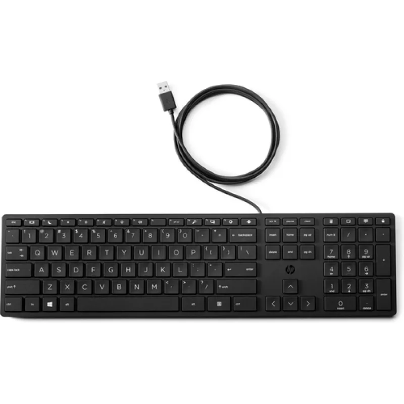 HP 320K/Drátové USB-A/CZ-SK layout/Černá 9SR37UT#BCM