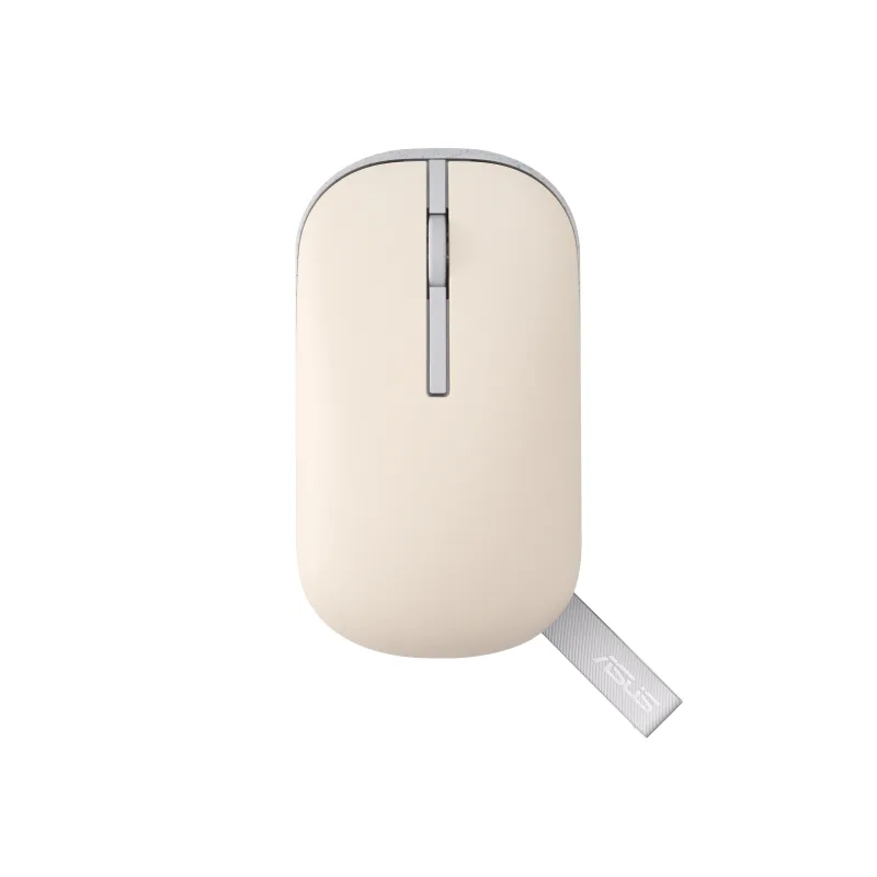 ASUS MD100/Cestovní/Optická/1 600 DPI/USB+BT/Béžová 90XB07A0-BMU0A0