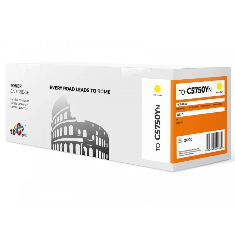 Toner TB kompatibilní s C5750 TO-C5750YN YE 100%, new TO-C5750YN