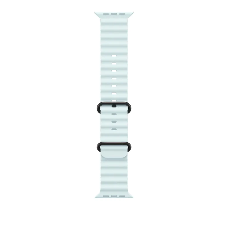 APPLE Watch Acc/49/Ice Blue Ocean Band - Black Titan MYP83ZM/A