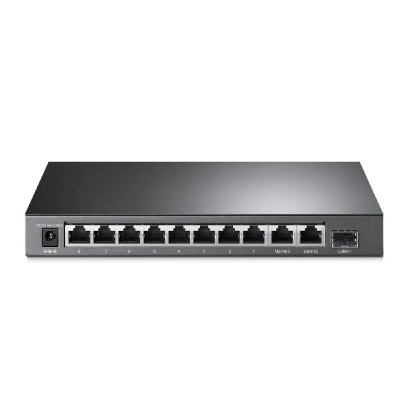 TP-Link TL-SG1210MP 10xGb desktop 8xPOE+123W switch, 1xSFP TL-SG1210MP
