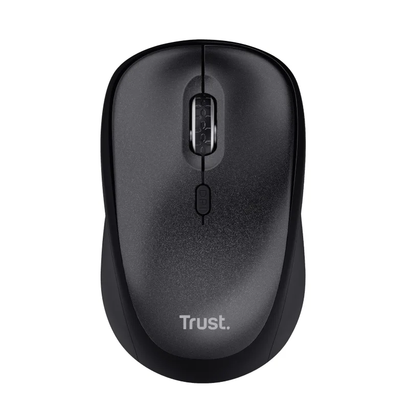 TRUST TM-201/Kancelářská/Optická/1 600 DPI/Bezdrátová USB/Černá 24706
