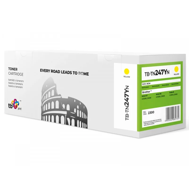 Toner TB kompat. s Brother TN247Y, TB-TN247YN YE 100% new TB-TN247YN