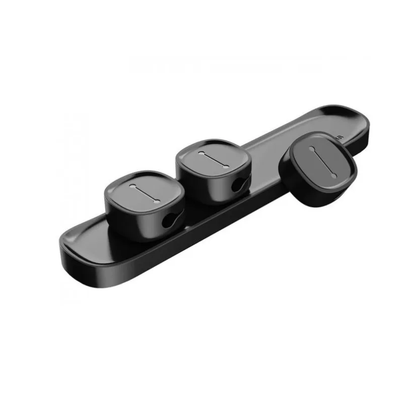 NONAME Baseus ACWDJ-01L Peas Organizér Kabelů Black 6953156254978