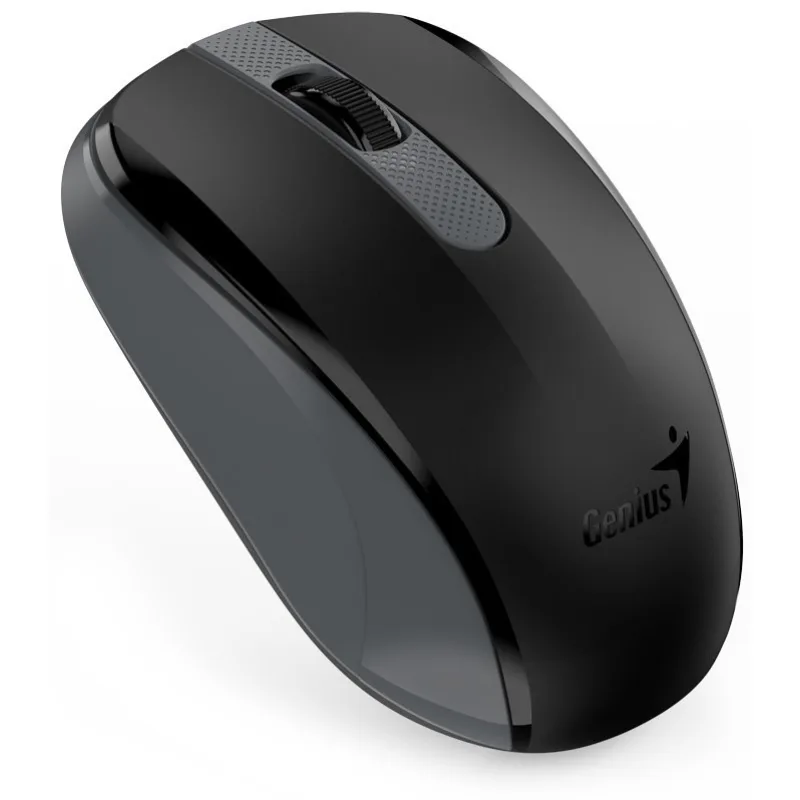 Genius NX-8008s/Kancelářská/Optická/1 200 DPI/Bezdrátová USB/Černá-šedá 31030028400