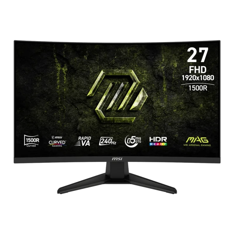 MSI MAG/275CF X24/27"/VA/FHD/240Hz/0,5ms/Černá/3R MAG 275CF X24