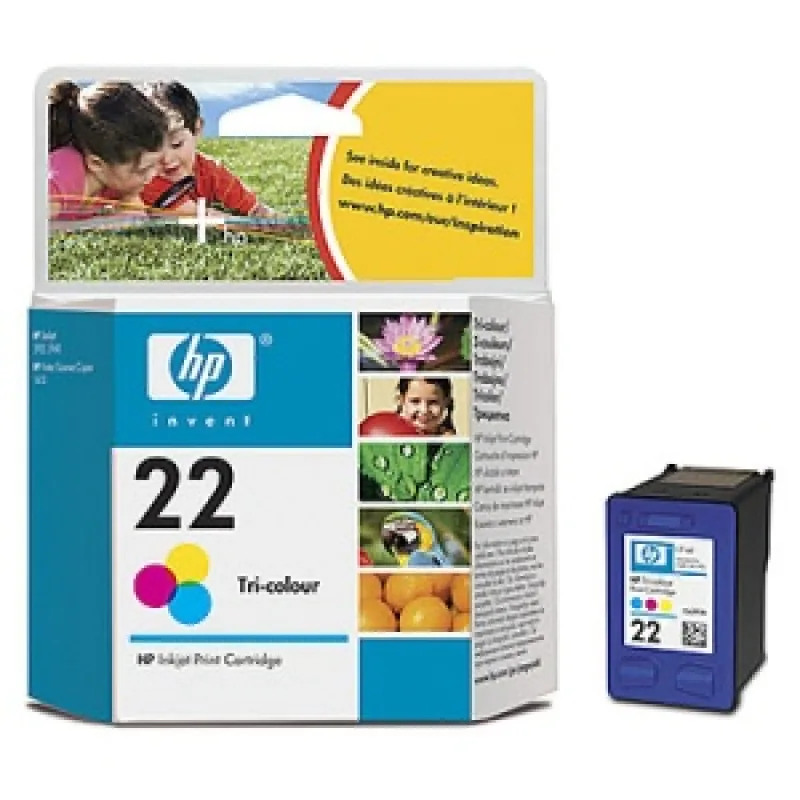 HP no. 22 - 3barevná ink. kazeta, C9352AE C9352AE