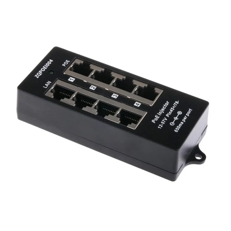 OEM POE-PAN4-CASE 4-portový pasivní PoE panel s krytem POE-PAN4-CASE