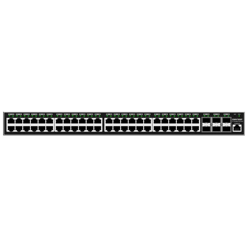 Grandstream GWN7806P Layer 2+ Managed Network PoE Switch, 48 portů / 6 SFP+ GWN7806P