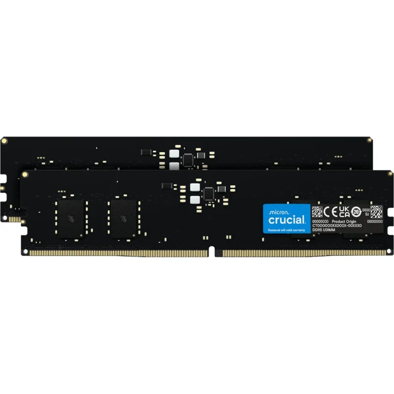 64GB DDR5 5600MHz Crucial CL46 (2x32GB) CT2K32G56C46U5