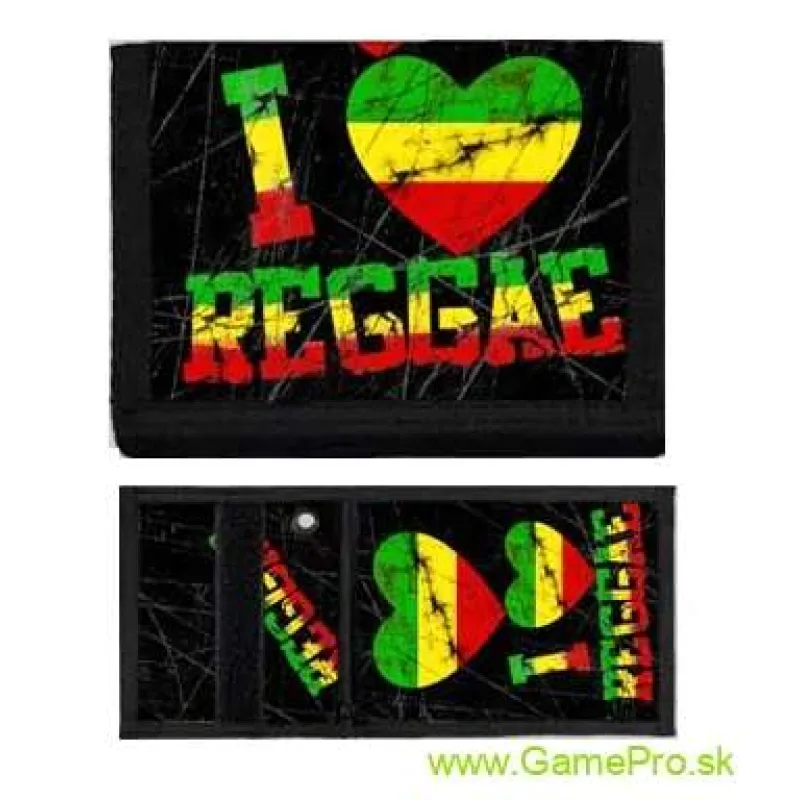 I Love Reggae Heart (peňaženka)