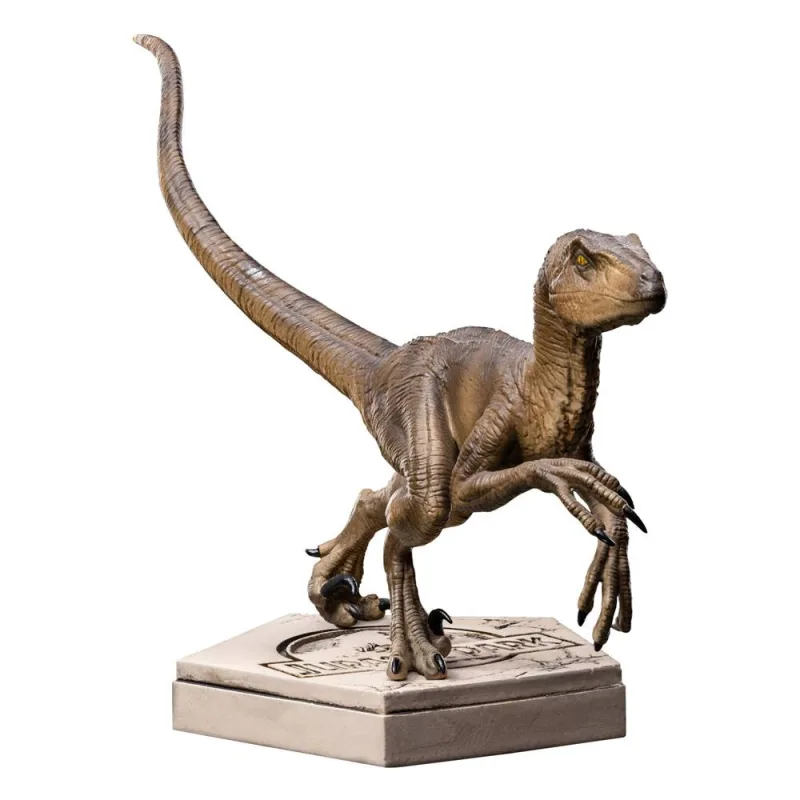 Jurassic World Icons socha Velociraptor B 9 cm