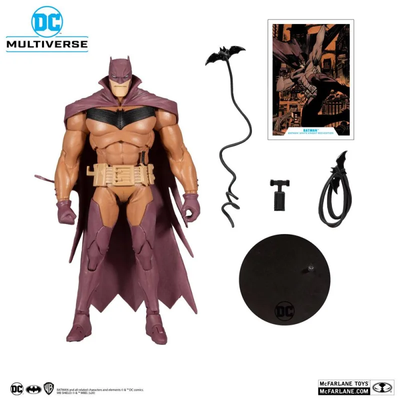 DC Multiverse akčná figúrka White Knight Batman (Red Variant) 18 cm
