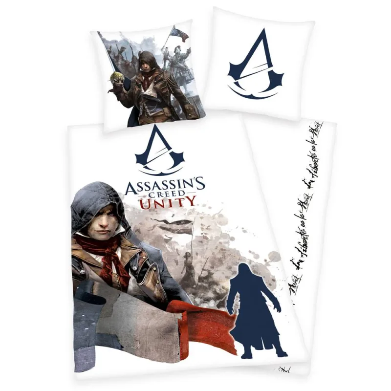 Assassins Creed - posteľné obliečky Unity 135 x 200 cm / 80 x 80 cm