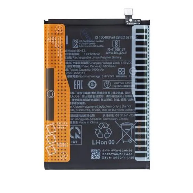 Xiaomi BN62 Original Baterie 6000mAh Service Pack 8596311152863