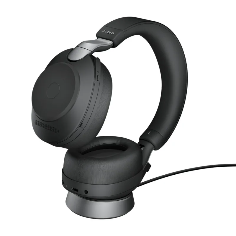 Jabra Evolve2 85/Stereo/ANC/BT/Bezdrát/Stand/Černá 28599-989-889