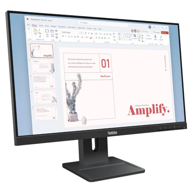 Lenovo ThinkVision/E24-40/23,8"/IPS/FHD/100Hz/6ms/Černá/3R 64BAMAT1EU