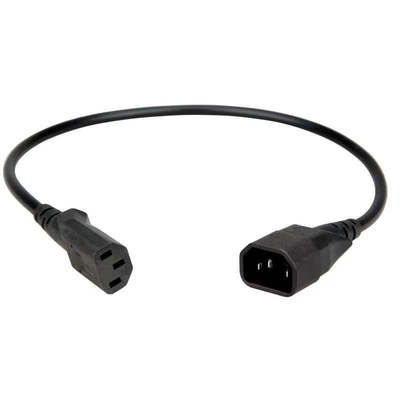SCHRACK Prodl.kabel IT METER,C13/C14 pro ochr.krytky 1m HSMZ33010-