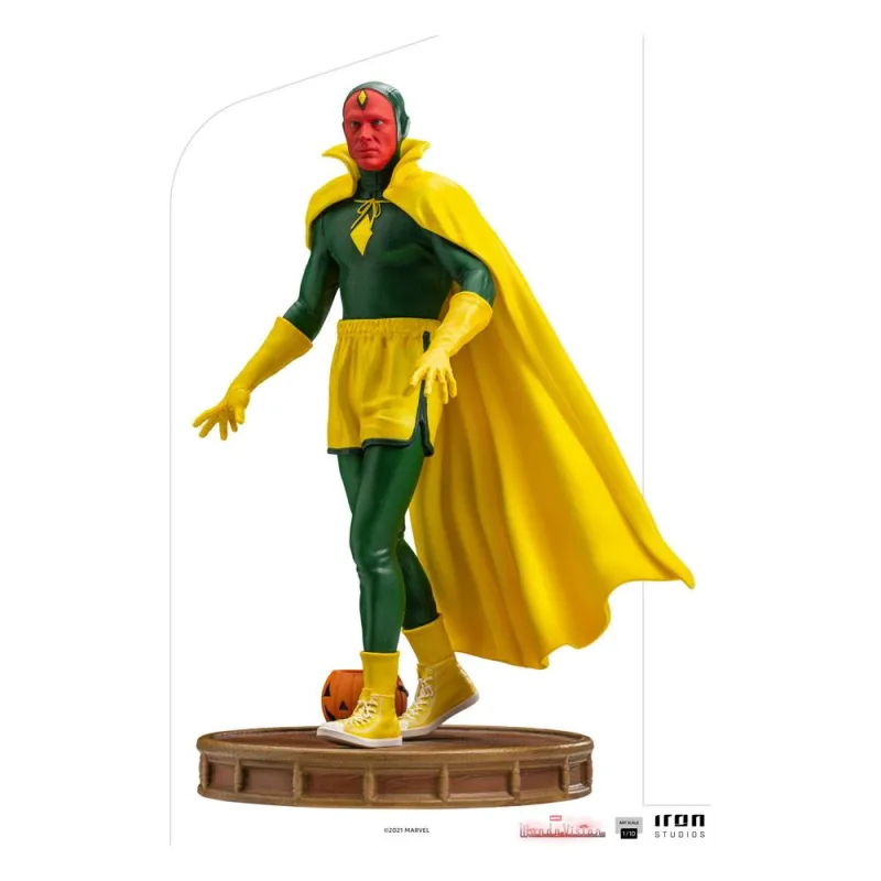 WandaVision Art Scale socha 1/10 Vision Halloween Version 22 cm