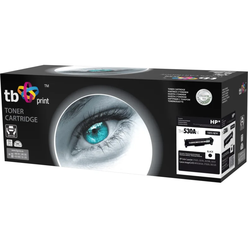 Toner TB kompatibilní s HP CC530A,100% new, Bk TH-530AN