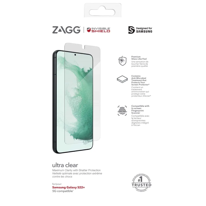INVISIBLESHIELD ZAGG Invisible Shield Ultra Clear + fólie Samsung Galaxy S22 + 5G 200209184