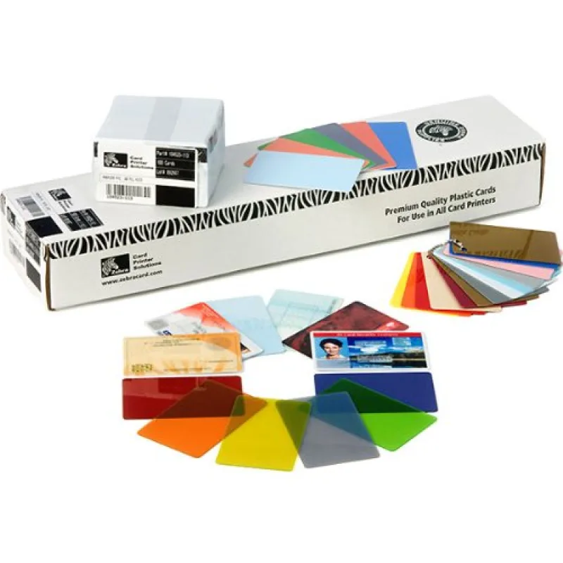 ZEBRA Plastové karty PVC 0,25mm (10MIL),500ks v balení 104523-210